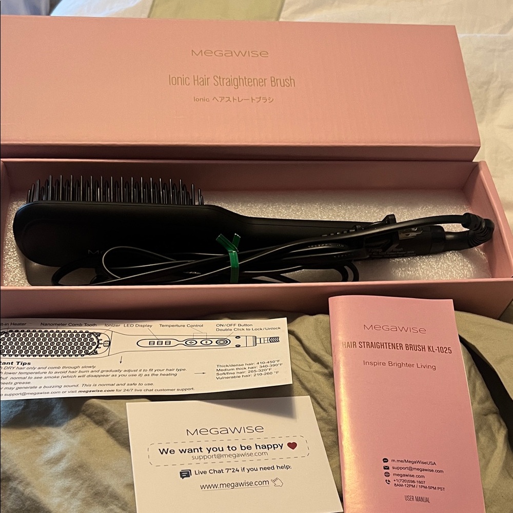 Megawise Ionic Hair Straightener Brush